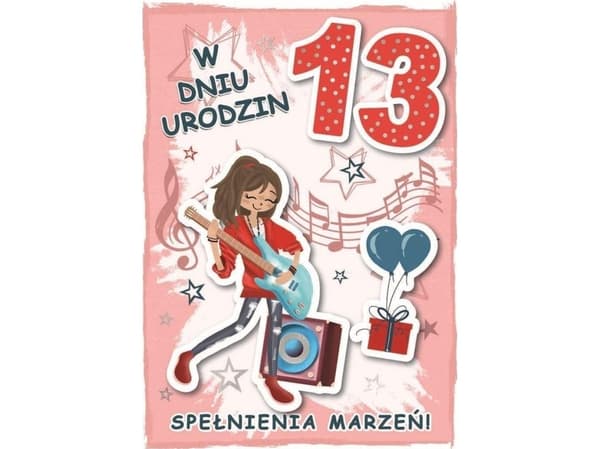 Syntymäpäiväkortti 13