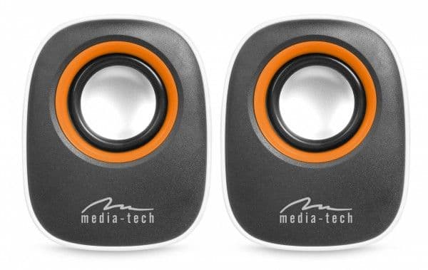 Media-Tech IBO MT3137W - Högtalare - för persondator - 6 Watt (Total) - vit