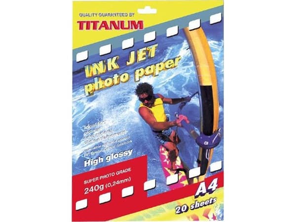 Titanum fotopapper glossy A4 240 g