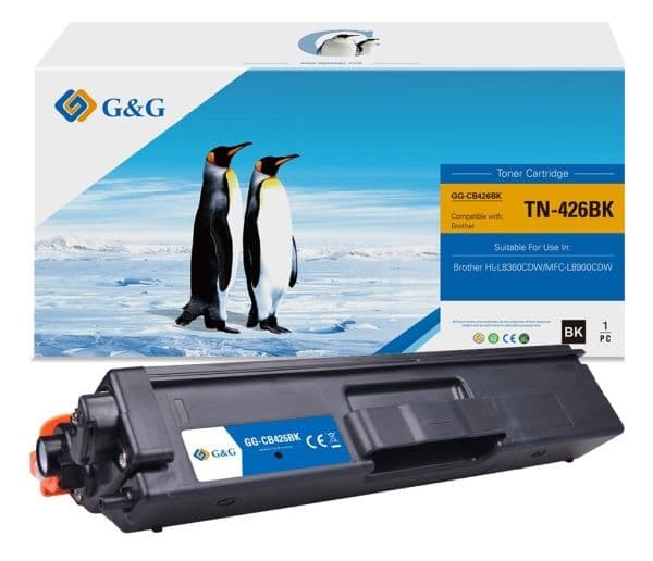 G&G 14307, 9000 sivua, Musta, 1 kpl