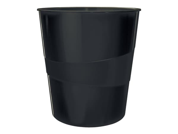 Papirkurv Leitz Plus WOW 15L Sort - (6 stk.)
