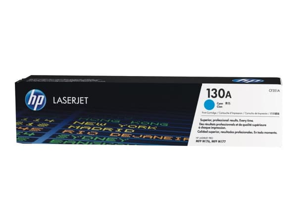 Lasertoner HP 130A, 1 000 sidor, cyan