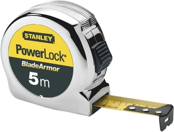STANLEY måttband 5 m x 25 mm MICROPOWERLOCK
