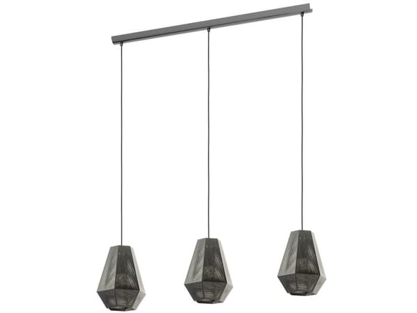 EGLO CHIAVICA LÅNGBORD E27 3L SVART