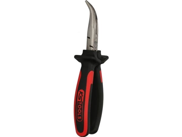 KS Tools flat rundetang 45° bøyd 210 mm