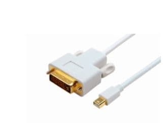 MicroConnect - DisplayPort kaapeli - Mini DisplayPort (uros) - DVI-D (uros) - 1 m