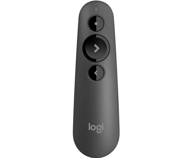 Logitech R500s - Presentationsfjärrkontroll - 3 knappar - grafit