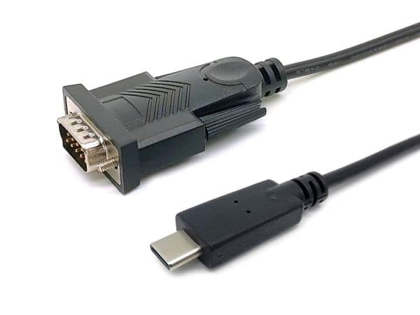 Varustussovitin USB-C -> Seriell RS232-DB9 St/St 1.50m sw