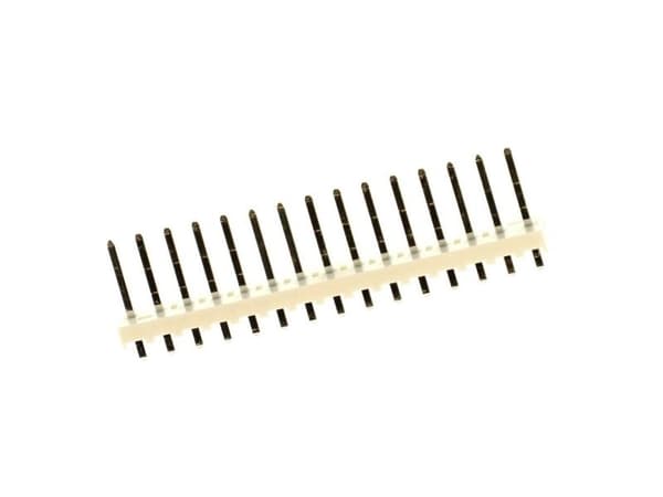 Molex stiftlist (standard) totalt 15 poler, 3,96 mm