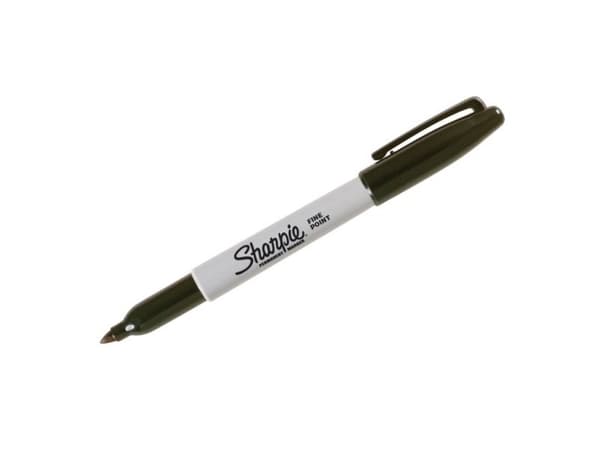 Sharpie S0921740, Klipsi, Kuulakärkikynä, Musta, 12 kpl