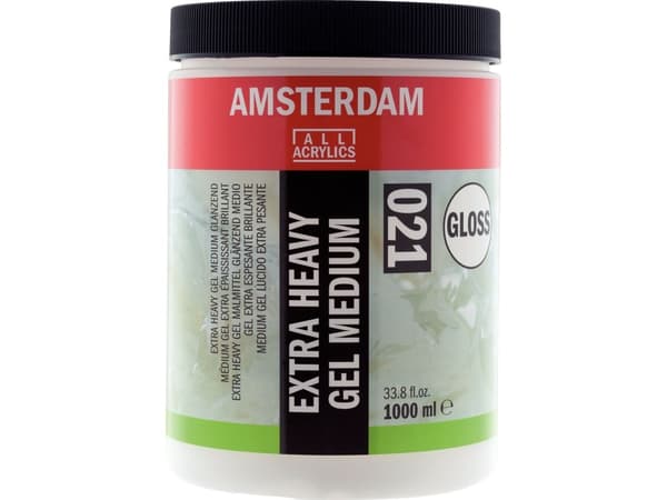 Amsterdam Extra heavy gel medium gloss 021 (krukke)