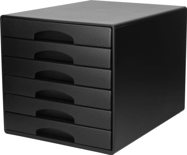 Laatikosto Leitz Plus 6-laatikko musta
