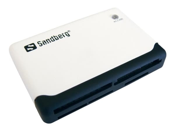 Sandberg Multi Card Reader - Kortläsare (MS, MMC, SD, xD, CF, TransFlash, microSD, SDHC, MS Micro) - USB 2.0