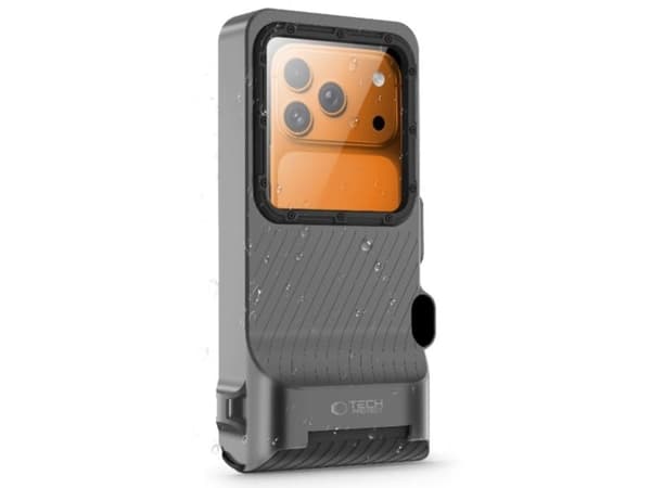 TECH-PROTECT IPX8 PRO UNIVERSAL DIVING WATERPROOF CASE GREY/BLACK