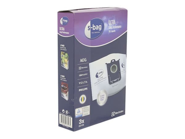 Electrolux s-Bag E210S Ultra Long Performance - Pose - for støvsuger (en pakke 3)