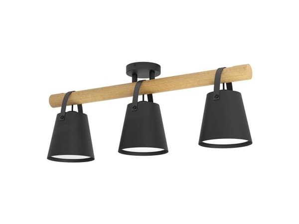 EGLO BOYLE LOFT 3xE27 sort/EG FSC