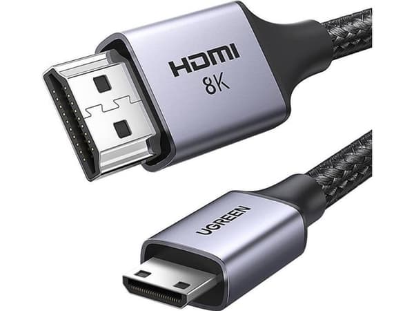 UGREEN Mini HDMI-kaapeli 2m 8k (musta) HD163 15515