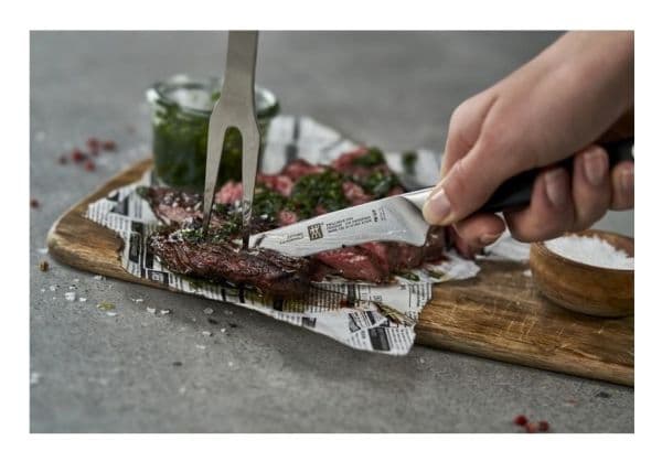 ZWILLING Pro, Kniv sett, Rustfritt stål, Plast, Sort, 4 stykker