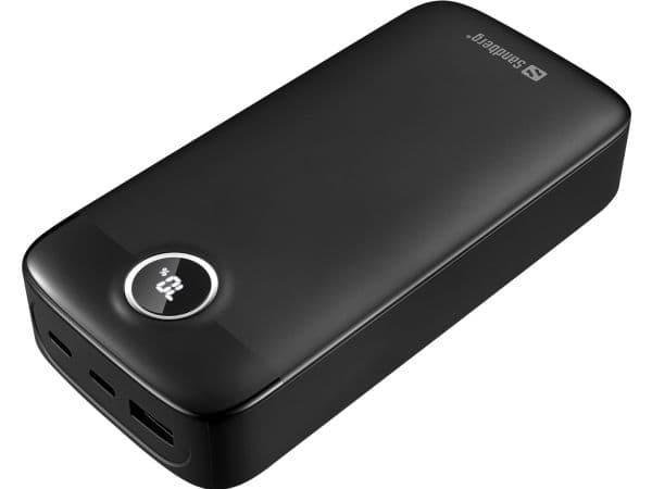 Sandberg 421-49, 20000 mAh, Semi-solid-state, 3,7 V, Svart
