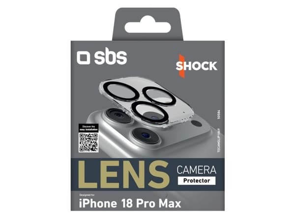 SBS Skärmskydd för kamera – SBS Lens Camera Protector till iPhone 18 Pro Max