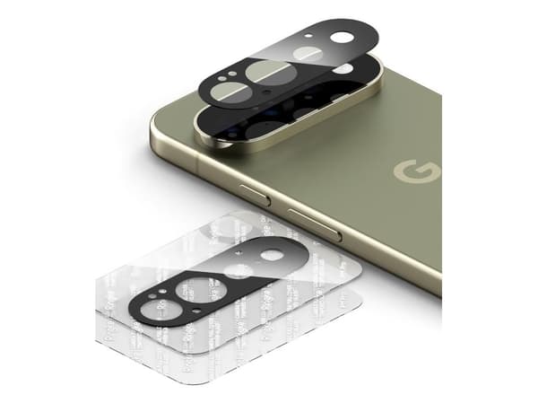 Ringke Tempered Glass Camera Full Cover 2-Pack for Google Pixel 11 Pro - Black