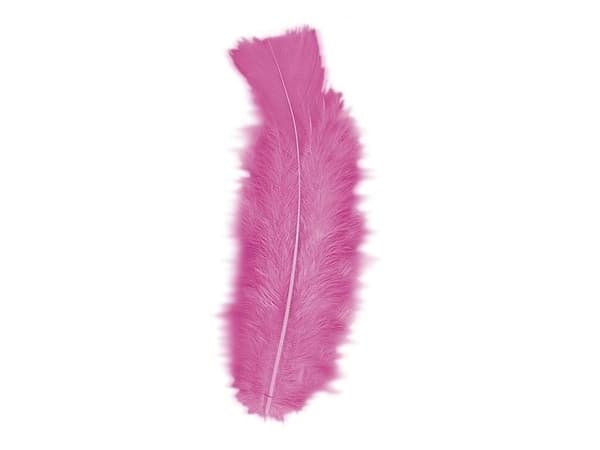 Pink fjer, 50 stk