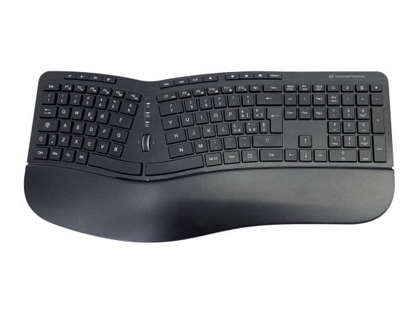 CONCEPTRONIC Wireless Keyboard+Mouse,ergonomisch Layout It