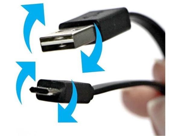 USB Logo-kabel USB-A - 0,3 m svart