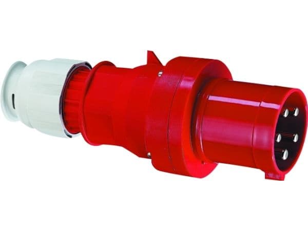 CEE stickpropp 5P 63A 380V H6 IP44 röd