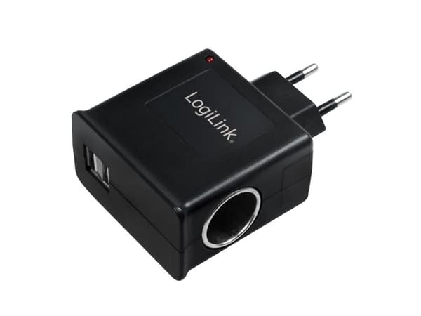 LogiLink PA0046, Innendørs, Cigartenner/lighter, USB, 5 V, Sort