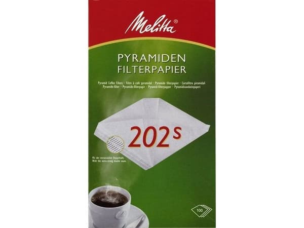 Melitta Pyramide Kahvisuodatin 202s - 100 kpl.