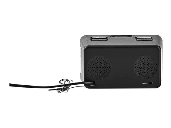 Nedis CLAR002BK - Klockradio - svart