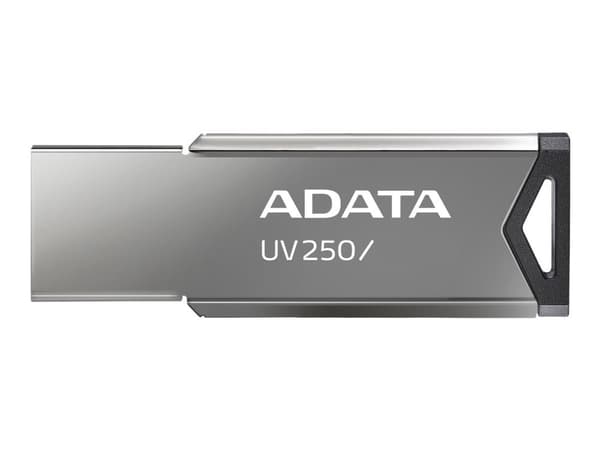ADATA UV250 - USB-flashstasjon - 16 GB - USB 2.0 - sølv