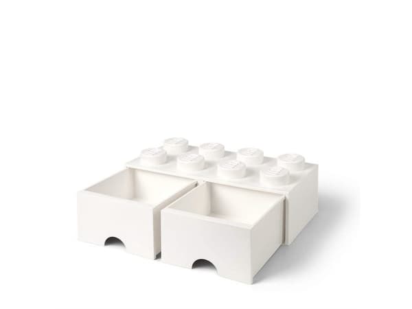 Lego Brick laatikko 8 valkoinen