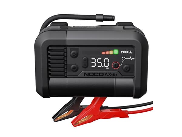 NOCO AX65 Boost Air Jump Starter 12V 2000A med 100 PSI dekkkompressor