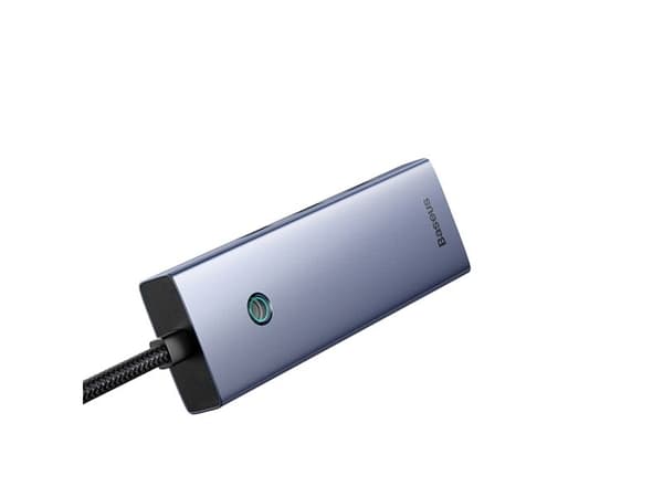HUB USB Baseus Hub USB-A Baseus UltraJoy Series 4xUSB-A 3.0 1xUSB-C 5V - szary