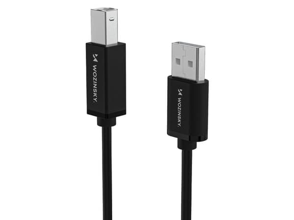 Wozinsky WKDDY3S USB-B - USB-A 480Mbps 2m kaapeli - musta