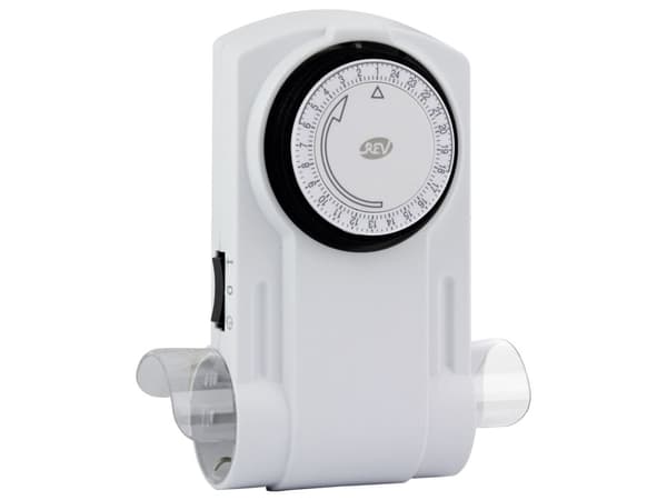 REV timer mekanisk 2 ganger hvit (0025600103)