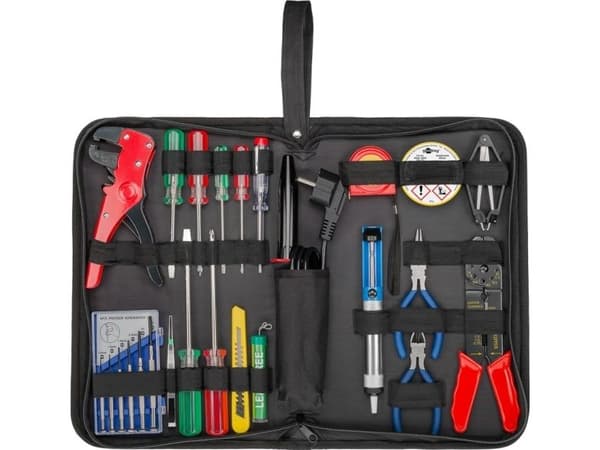 Fixpoint tool set with soldering iron/20-piece set/45243
