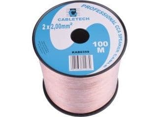 Cabletech kabel 2x2,0 mm² 100 m (KAB0359)