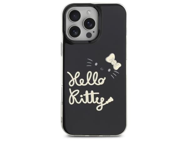 Hello Kitty IML Golden Diva MagSafe Case for iPhone 16 Pro Max - Black