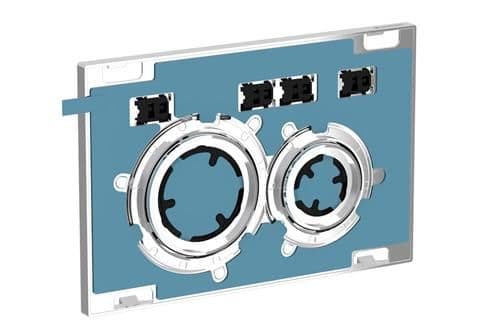 GEBERIT BETJENINGSPLADE SIGMA 21 FORKROMET