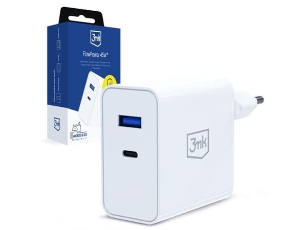 3mk Protection 3mk FlowPower 45W 1A1C PD 3.0 QC4+ vit