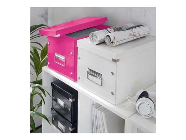 Leitz Click & Store Cube Large - Lagerboks - rosa
