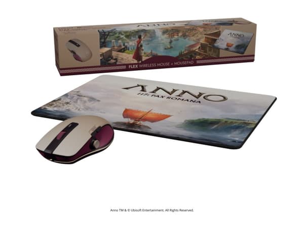 Mysz Lexip X UBISOFT ANNO 117 Bundle Flex Pro-Air Mouse + Mousepad