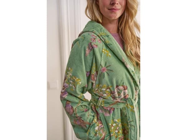 PIP Studio Studio Bathrobe Secret Garden Green M