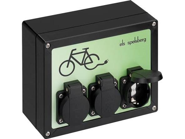 Cykelladestation TG BCS 3 med 3 schuko udtag