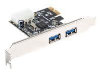 Lanberg PCE-US3-002 - USB-sovitin - PCIe lavprofil - USB 3.1 x 2