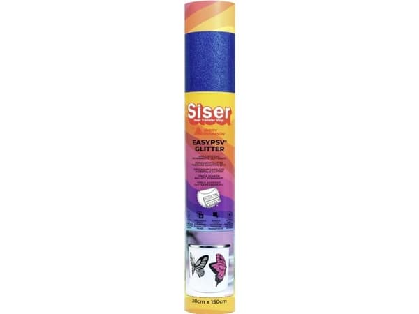 Siser självhäftande glitterfolie Blå