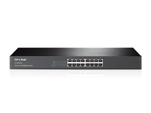 TP-Link TL-SF1016 - Switch - 16 x 10/100 - stasjonær